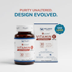 WELLNESS EXTRACT tocotrienols softgels promote easy absorption.