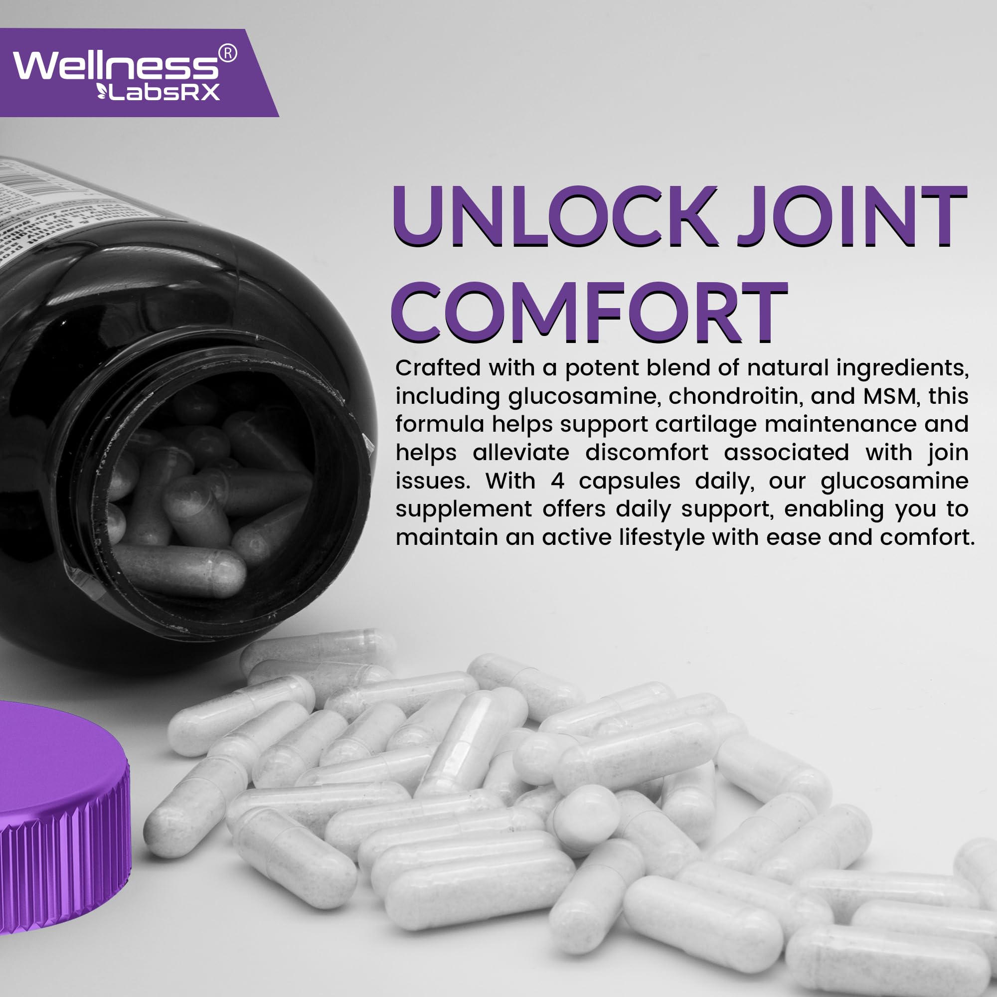 WELLNESS LABSRX package-front showing product name.