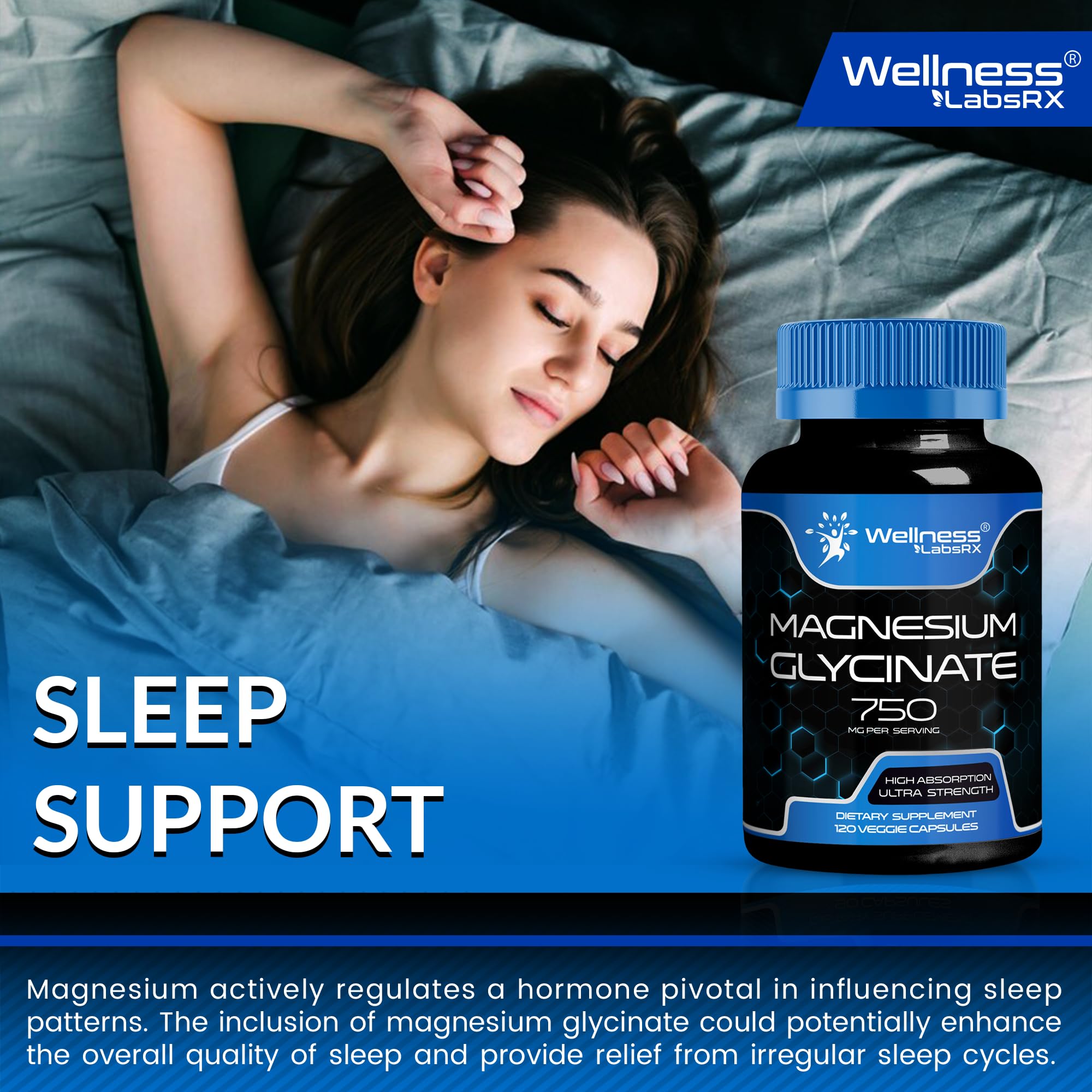 WELLNESS LABSRX GMP-certified seal indicating safety and quality.