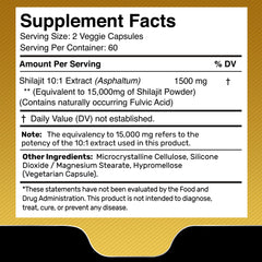 Wellness LabsRx Himalayan Shilajit capsules 120-count pack ready for daily immune support