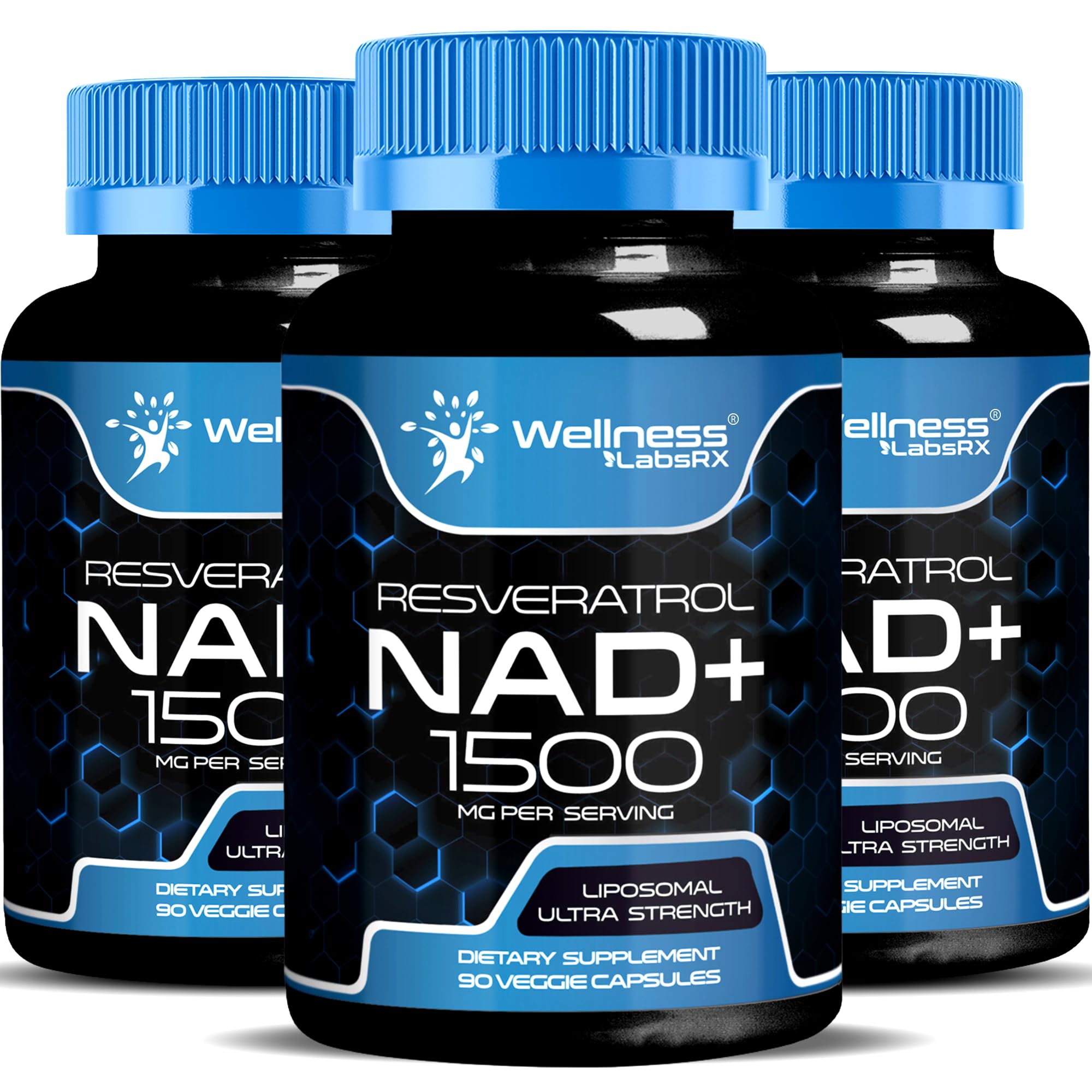 Wellness LabsRx liposomal NAD+ bottle for daily energy support