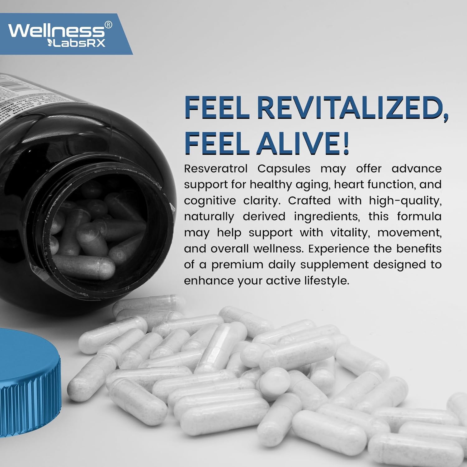 WELLNESS LABSRX Resveratrol two-bottle pack shown for convenient value