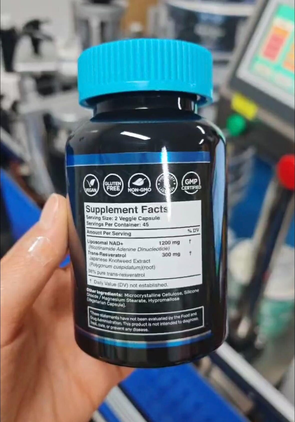 WELLNESS LABSRX USA-made GMP logo signals trusted manufacturing standards