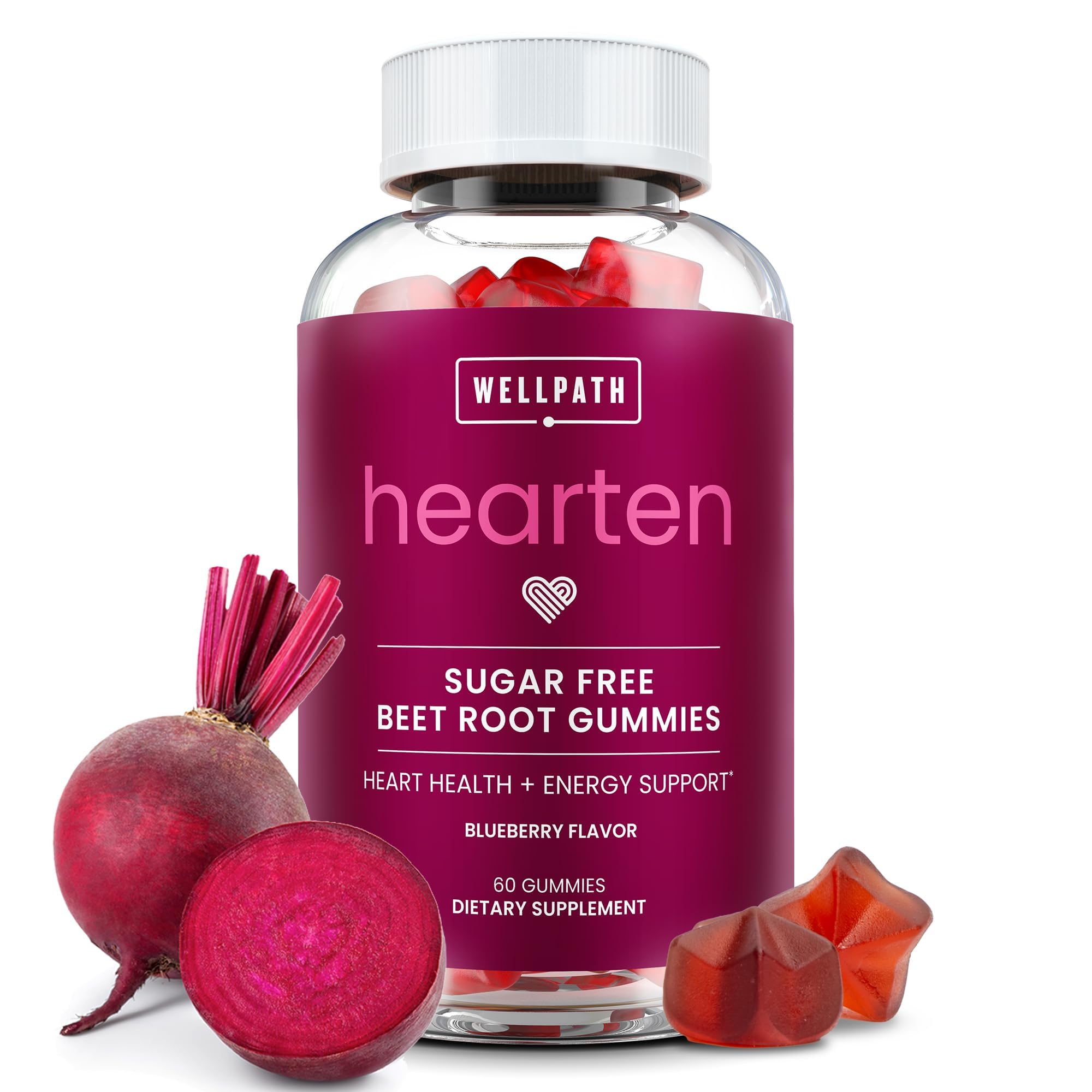 Wellpath Innovators WellPath Beet Root Gummies (Sugar Free) Blueberry 1500 mg | Nitric Oxi ...