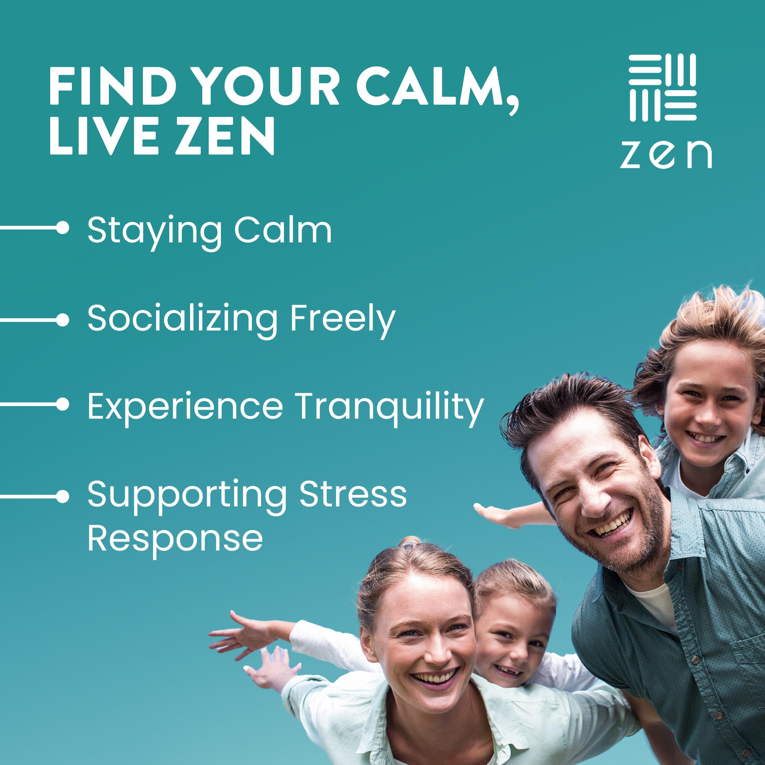 Close-up of Zen capsules ready for daily use.