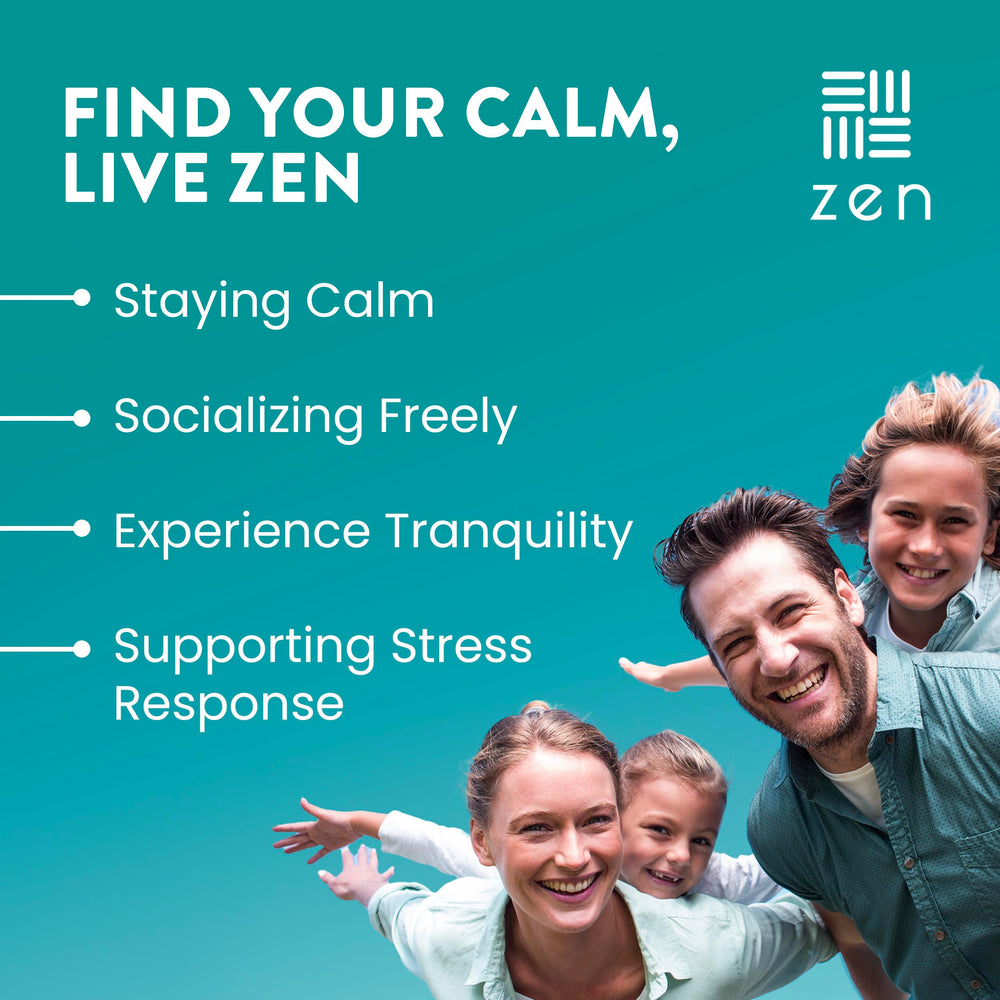 Close-up of Zen capsules ready for daily use.