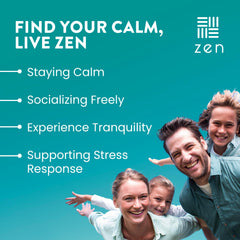 Close-up of Zen capsules ready for daily use.