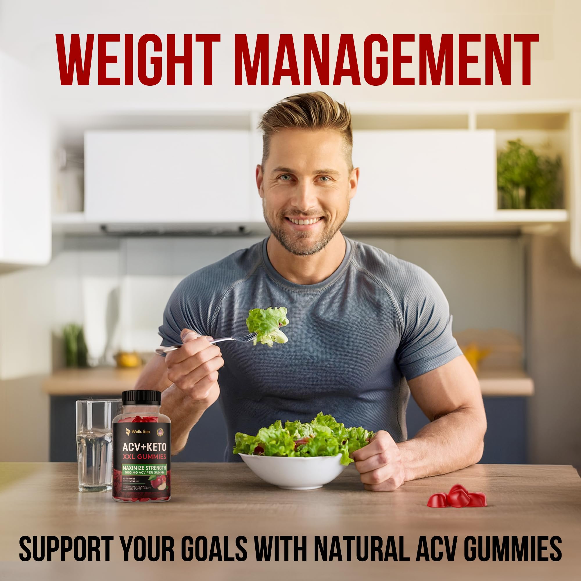WELLUTION gummies produced in a GMP-certified USA facility emphasizing purity and safety.