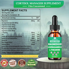 WellVeraVida cortisol liquid dropper closeup for precise, consistent dosing