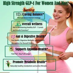 WellVeraVida GLP-1 Drops bottle close-up highlighting key ingredients for metabolic support.