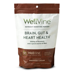 WellVine Nutrition Blend bottle displaying a plant-based supplement for daily wellness