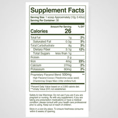 WellVine Nutrition Blend ingredients show a clean, upcycled grape-based formula