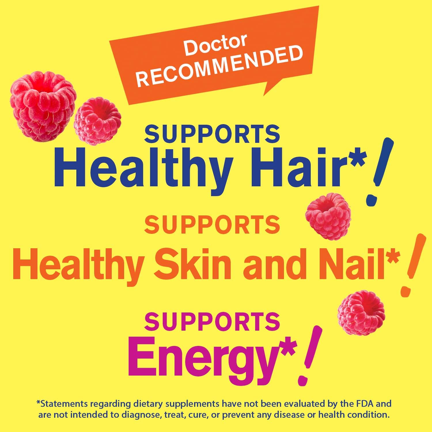 WellYeah Biotin bottle with gluten-free and non-GMO icons for clean supplement choice.