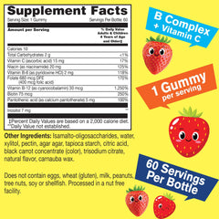 WellYeah Kids B-Complex gummies strawberry flavor close-up for immune and energy support