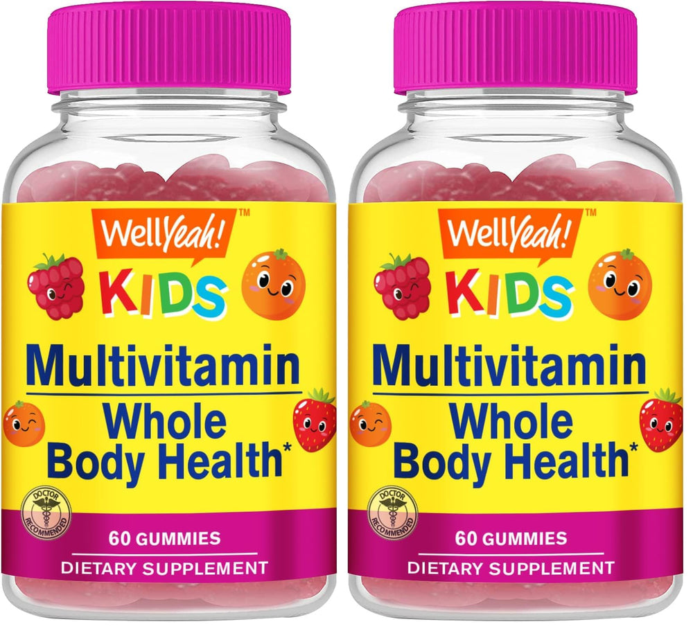 WellYeah Kids Multivitamin Gummies bottle shown to support daily wellness