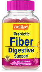 WellYeah prebiotic fiber gummies berry bottle showcases convenient daily option