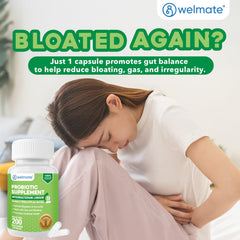 WELMATE Bifidobacterium daily-use bottle suggests a simple routine.