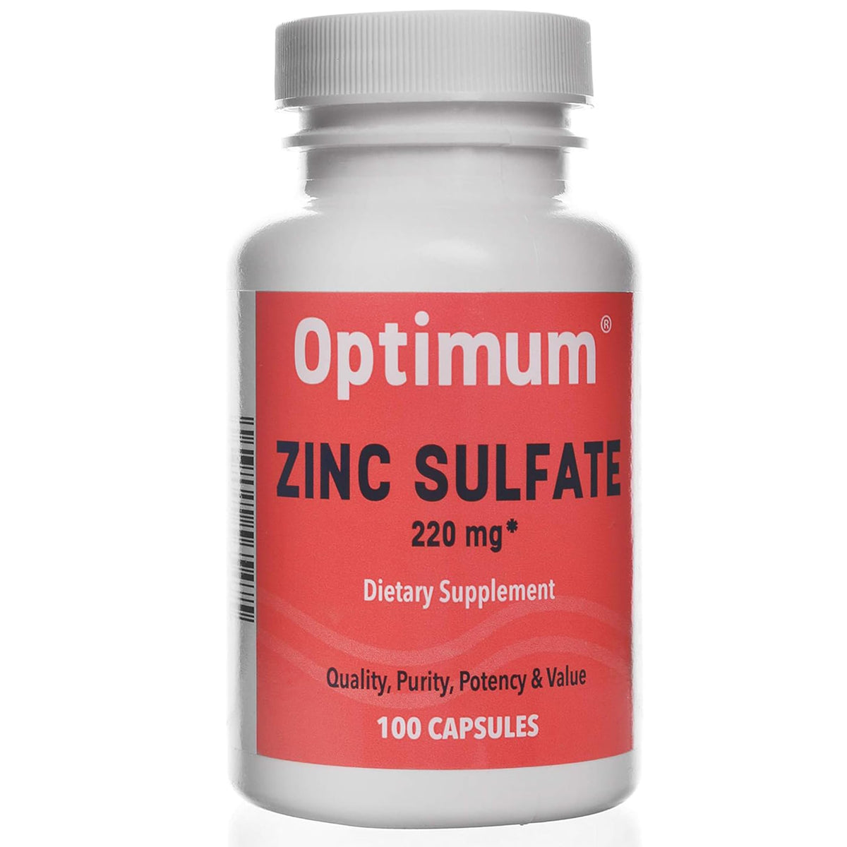 Welmate Zinc Sulfate capsules bottle front for daily mineral support and convenient supplementation.
