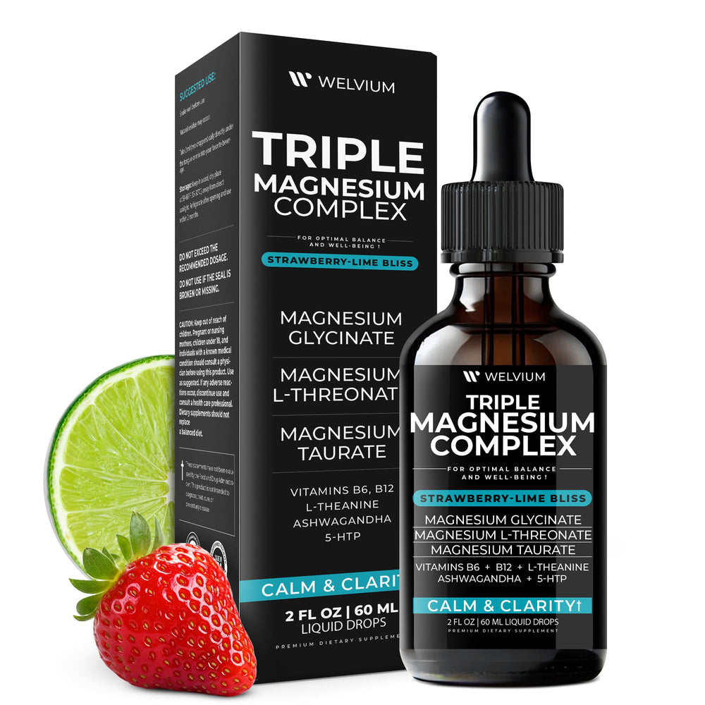 Nutrition information displayed for transparent daily nutrient support with magnesium glycinate complex.