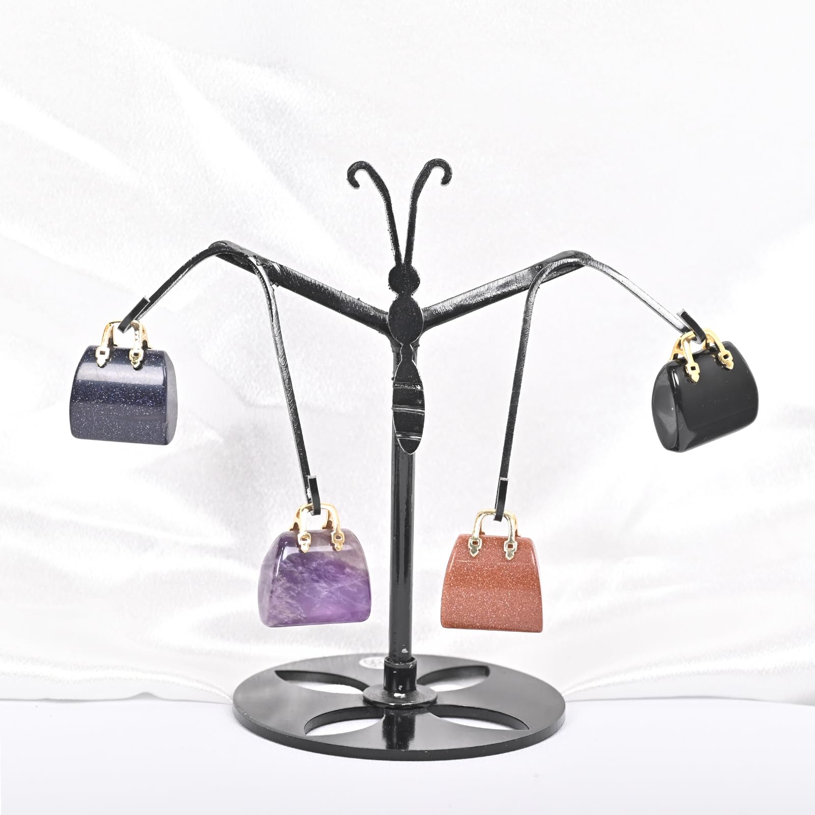 Wemeki Healing Crystals Bag in office setup enhances ambient mood