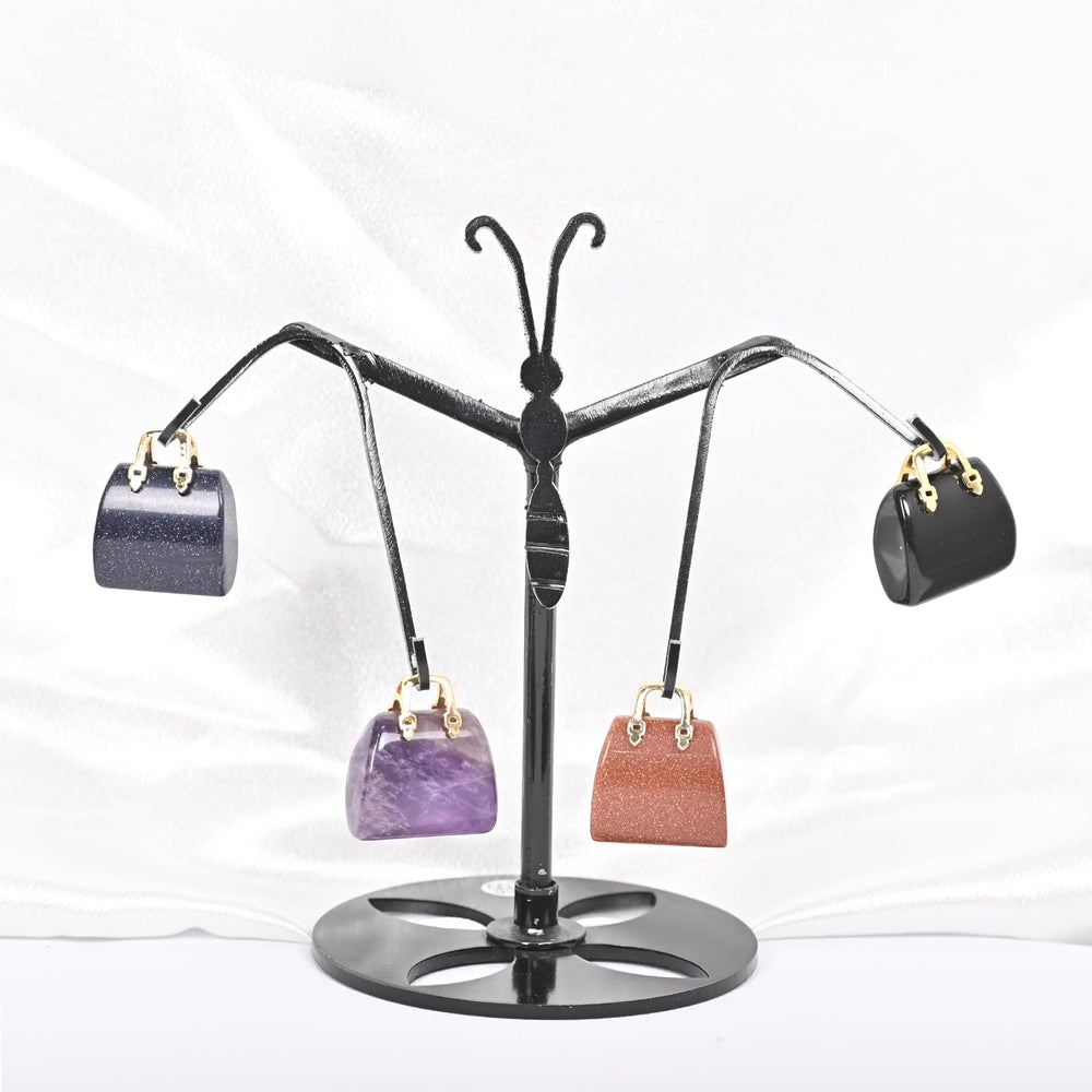 Wemeki Healing Crystals Bag in office setup enhances ambient mood