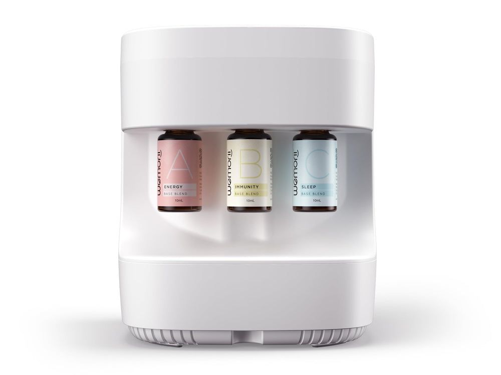 Wemorii Energy Blend A refill packaging showcases easy replacement and mess-free setup