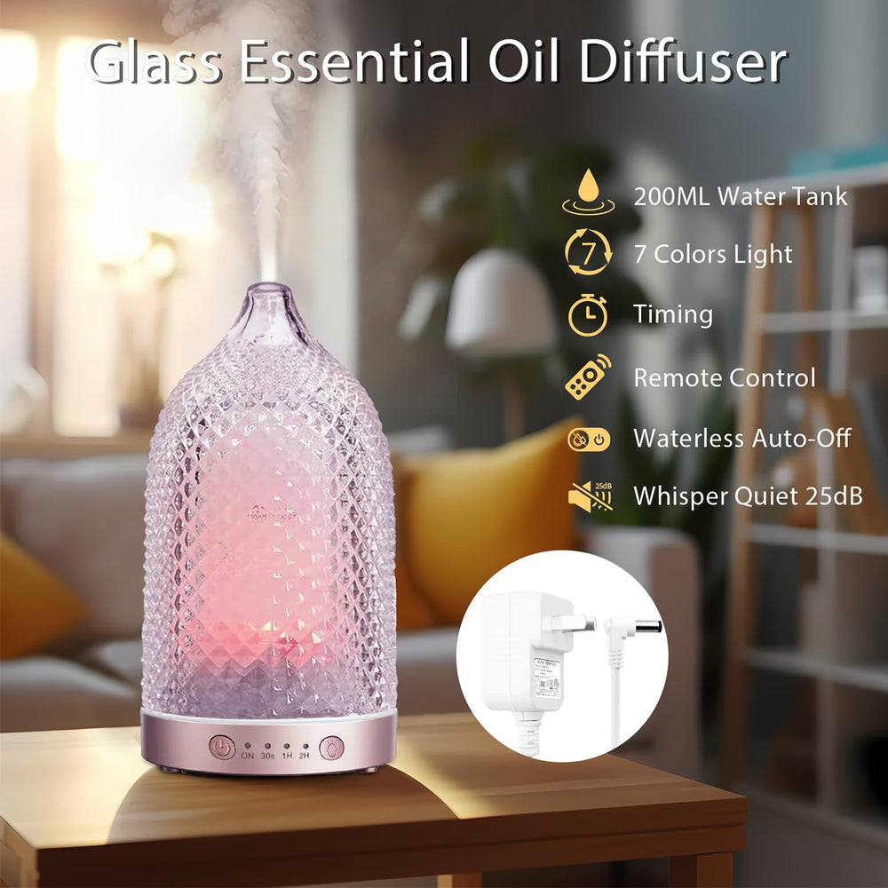 WENPHONE 200ml capacity diffuser ensures longer use without frequent refills.