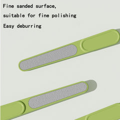 Wentwos glass nail file is gentle on tiny nails.
