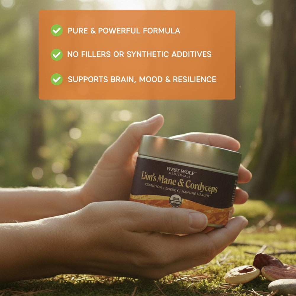 Vegan, filler-free capsules from West Wolf Medicinals