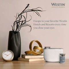 Close-up of Westin White Tea diffuser capsule showing diffusion