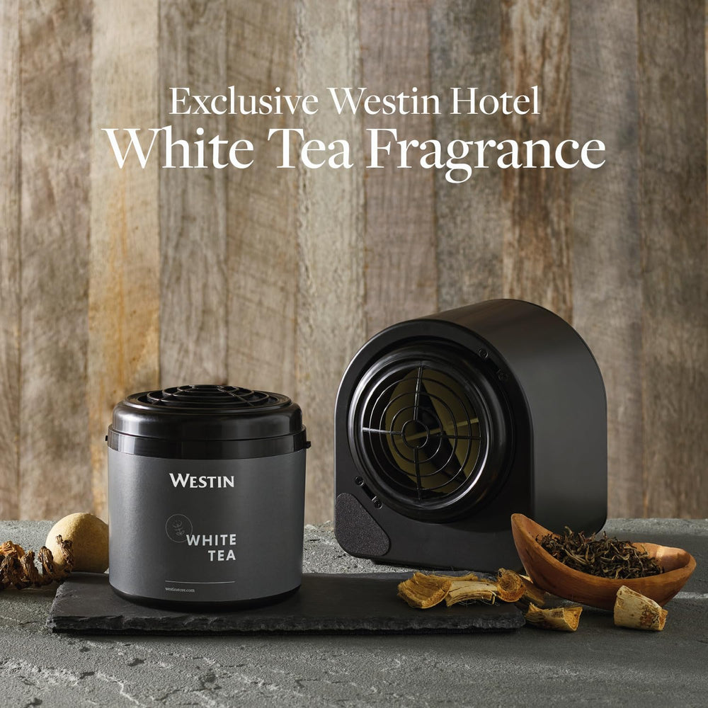 Westin White Tea diffuser side view with sleek, modern design for any room.