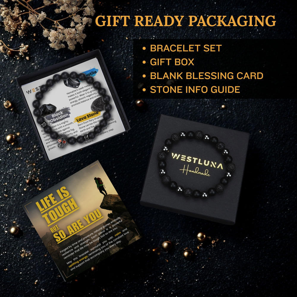 WestLuna gift-ready packaging with blessing card for a thoughtful present.