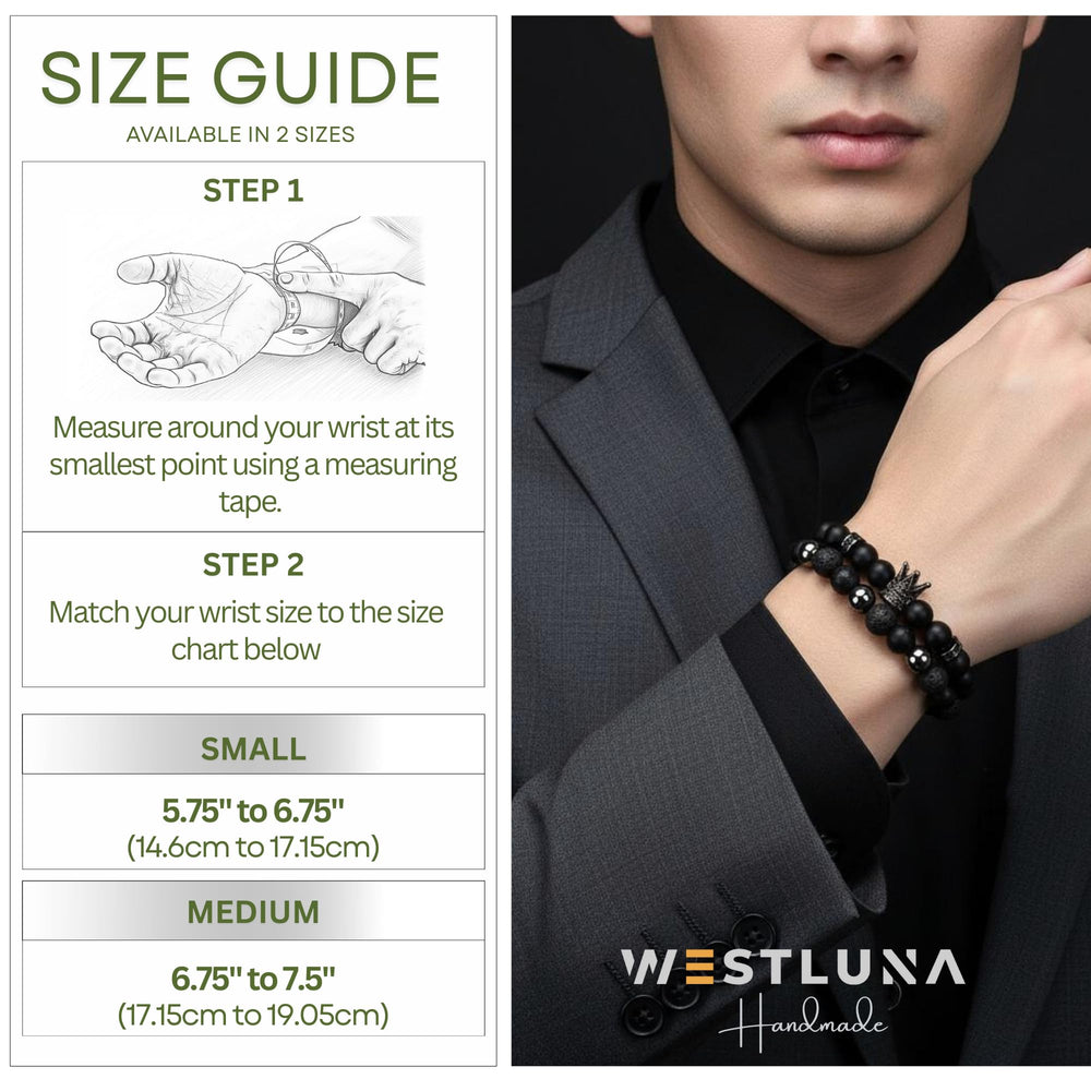 WestLuna lava stone diffuser bracelet shows natural aroma diffusion for all-day scent.