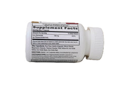 Westminster Iron Polysaccharide Complex bottle with label shows clear dosage guidance.
