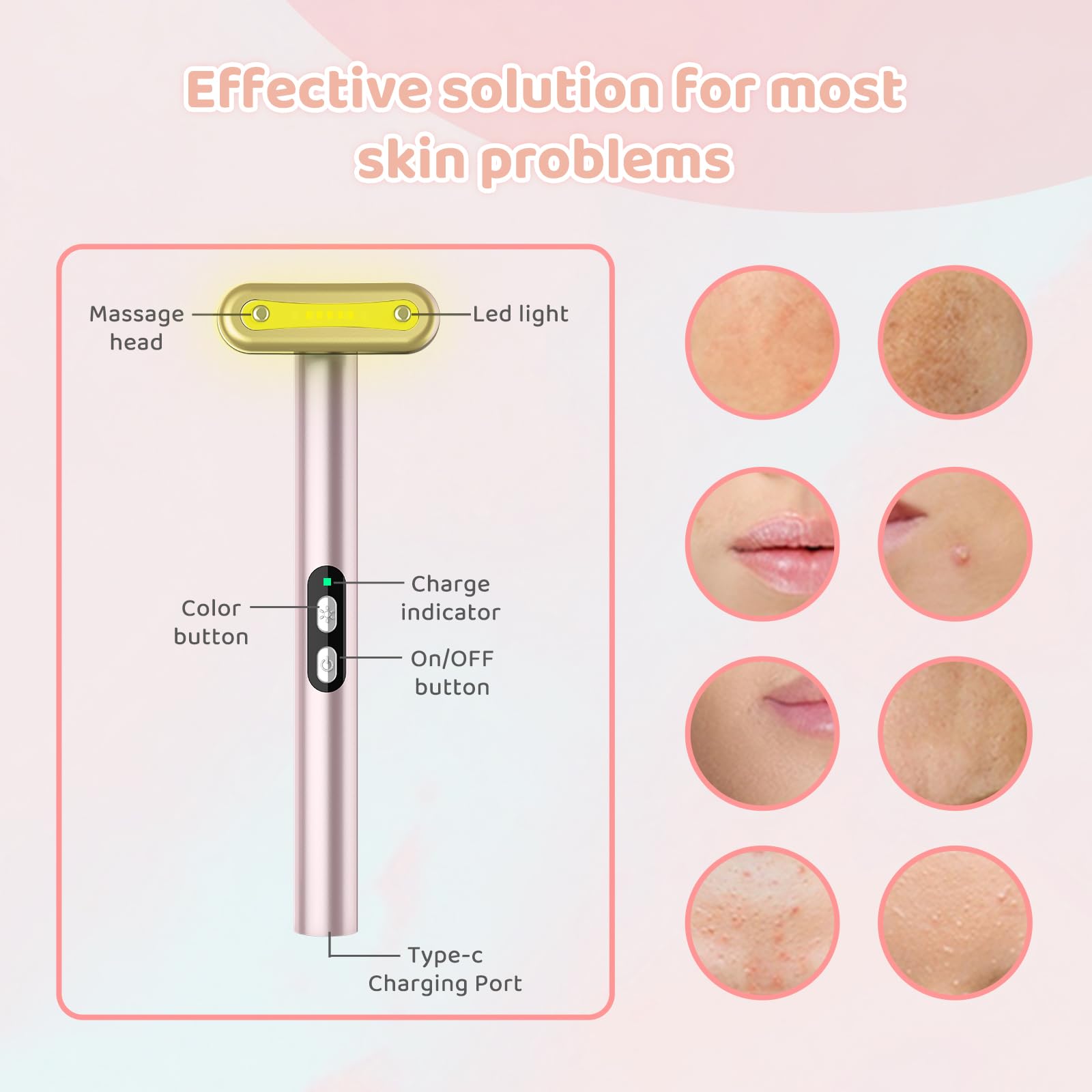 weyais compact portable LED wand fits into daily routines and travel.