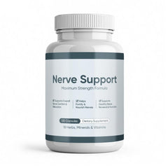 WGYPEU Nerve Support bottle front; promotes daily nerve comfort.