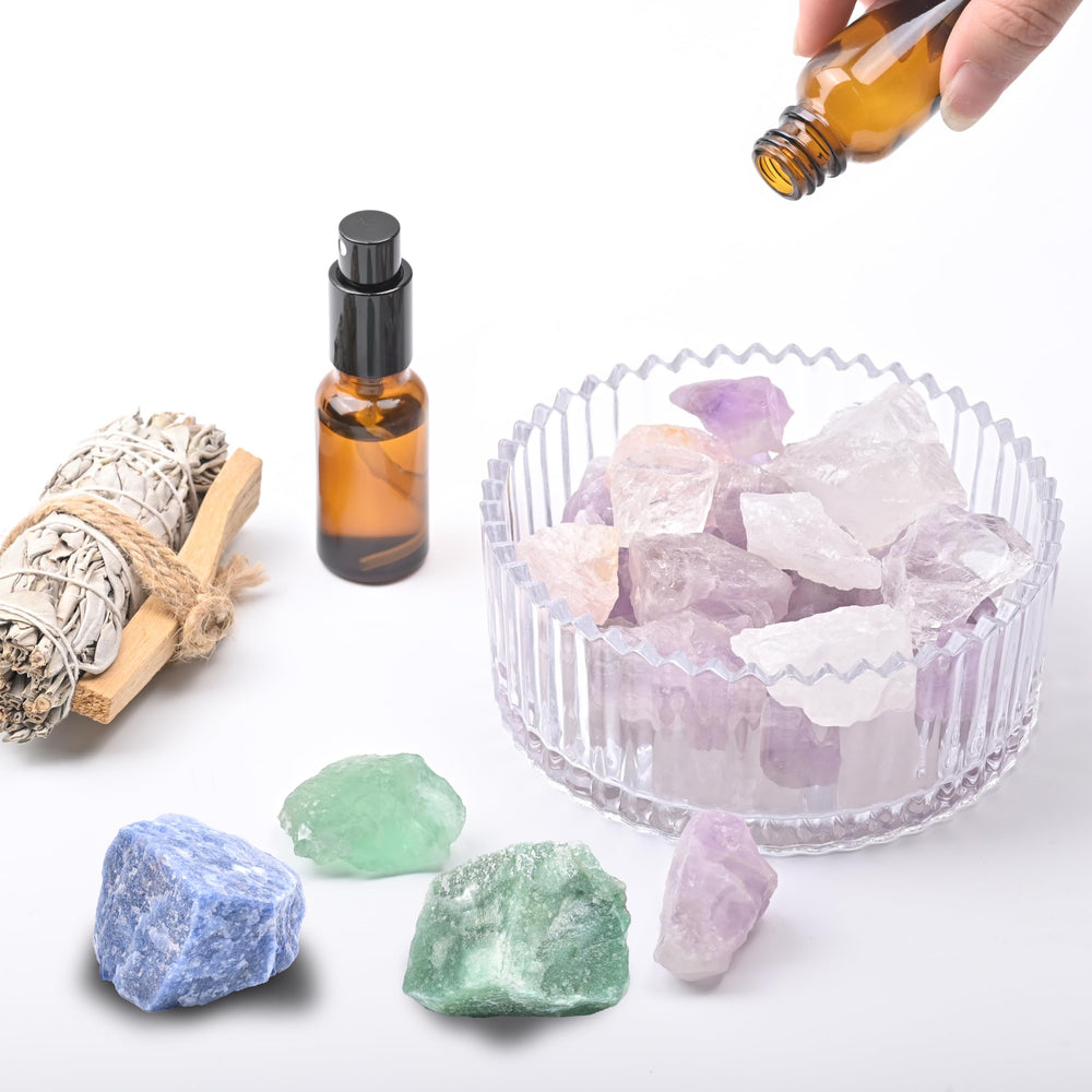 WHAL&YUNE Blue Aventurine irregular crystal ideal for crystal grids.
