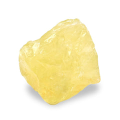 WHAL&YUNE Citrine rough stone close-up for natural decor and mindful ambiance.