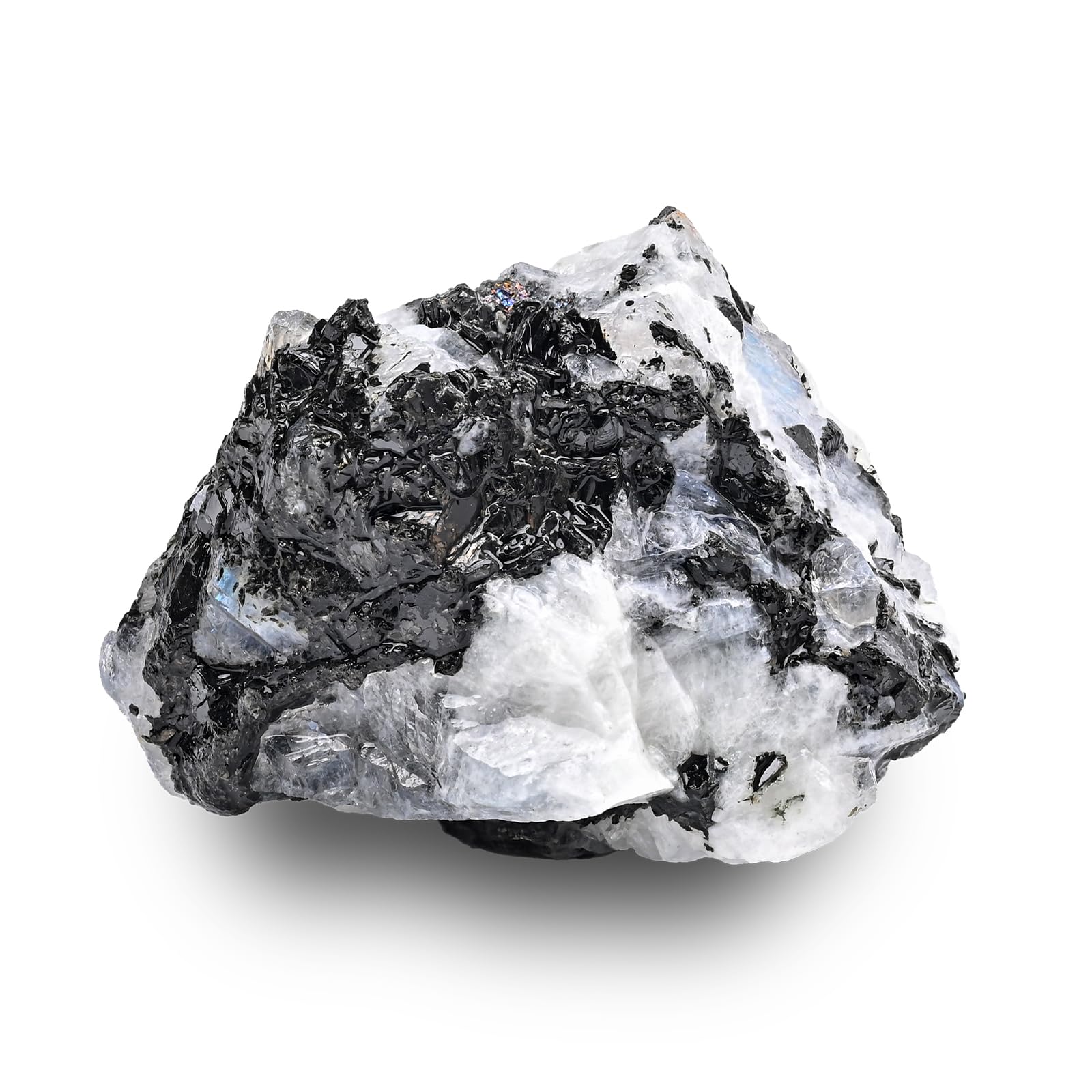 WHAL&YUNE Moonstone raw stone 1PC resting as calming decor centerpiece
