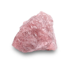 WHAL&YUNE Strawberry Quartz raw stone 1pc, focal piece for meditation and ambient décor