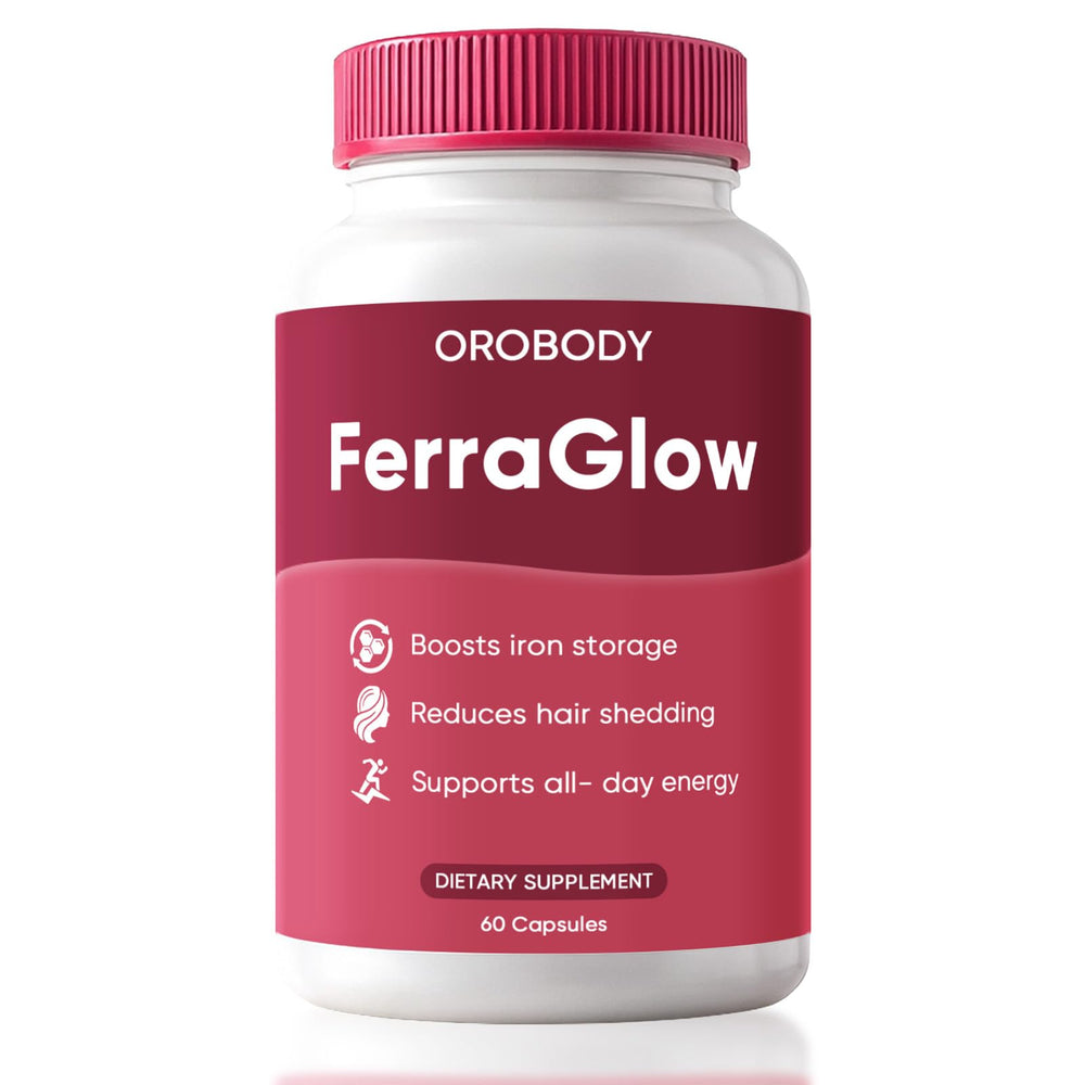 WHDEOW FerraGlow bottle with cap for daily iron support