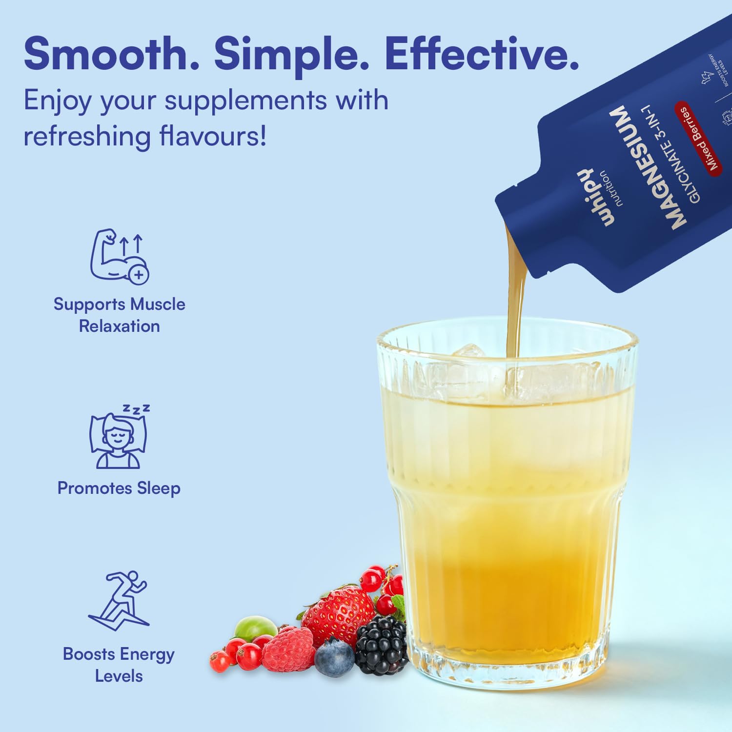 Whipy Nutrition label view highlights fast-absorbing magnesium blend