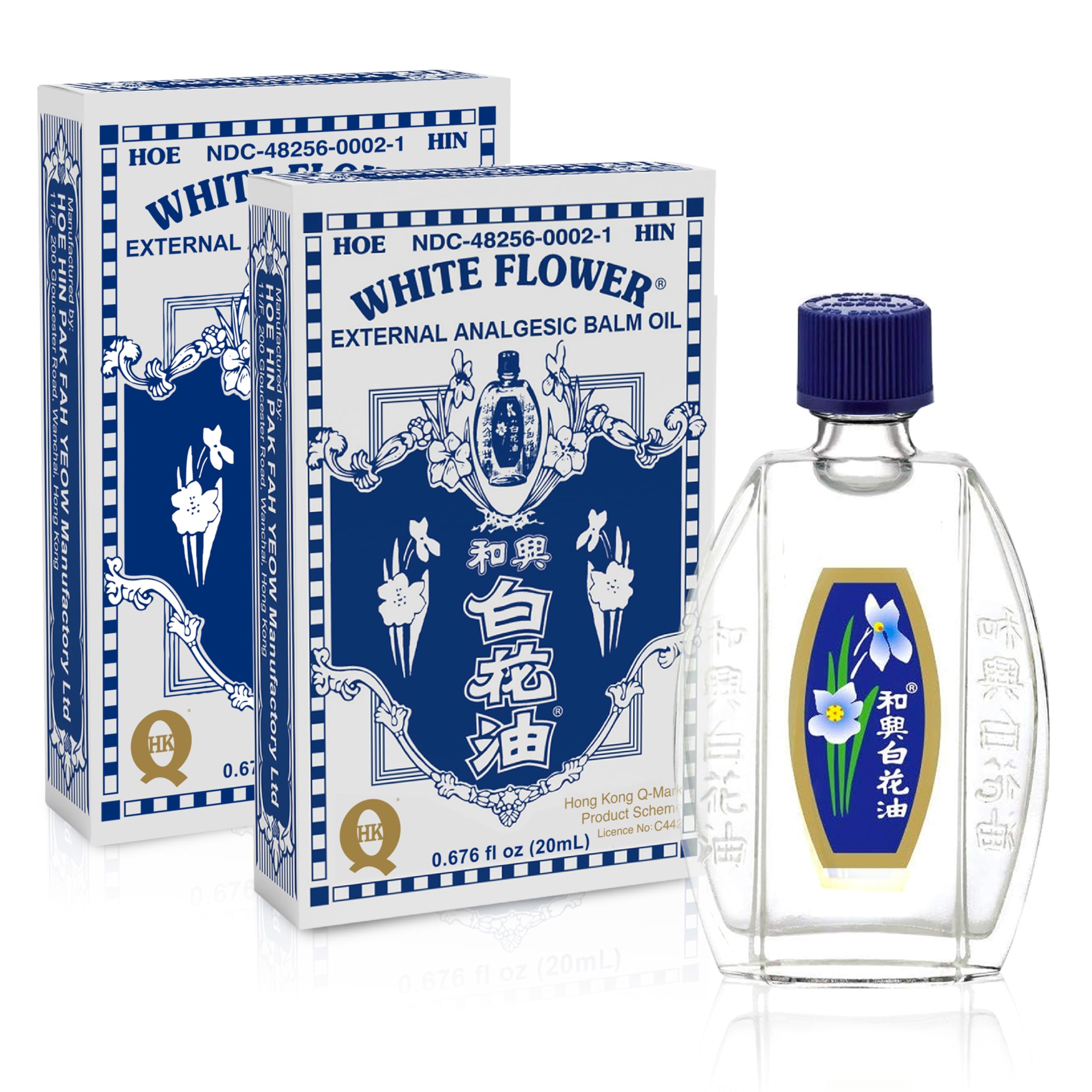 White Flower Balm Oil bottle ready for quick, on-the-go travel relief.