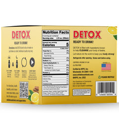 White House Detox on-the-go pack of 24 bottles for travel days.