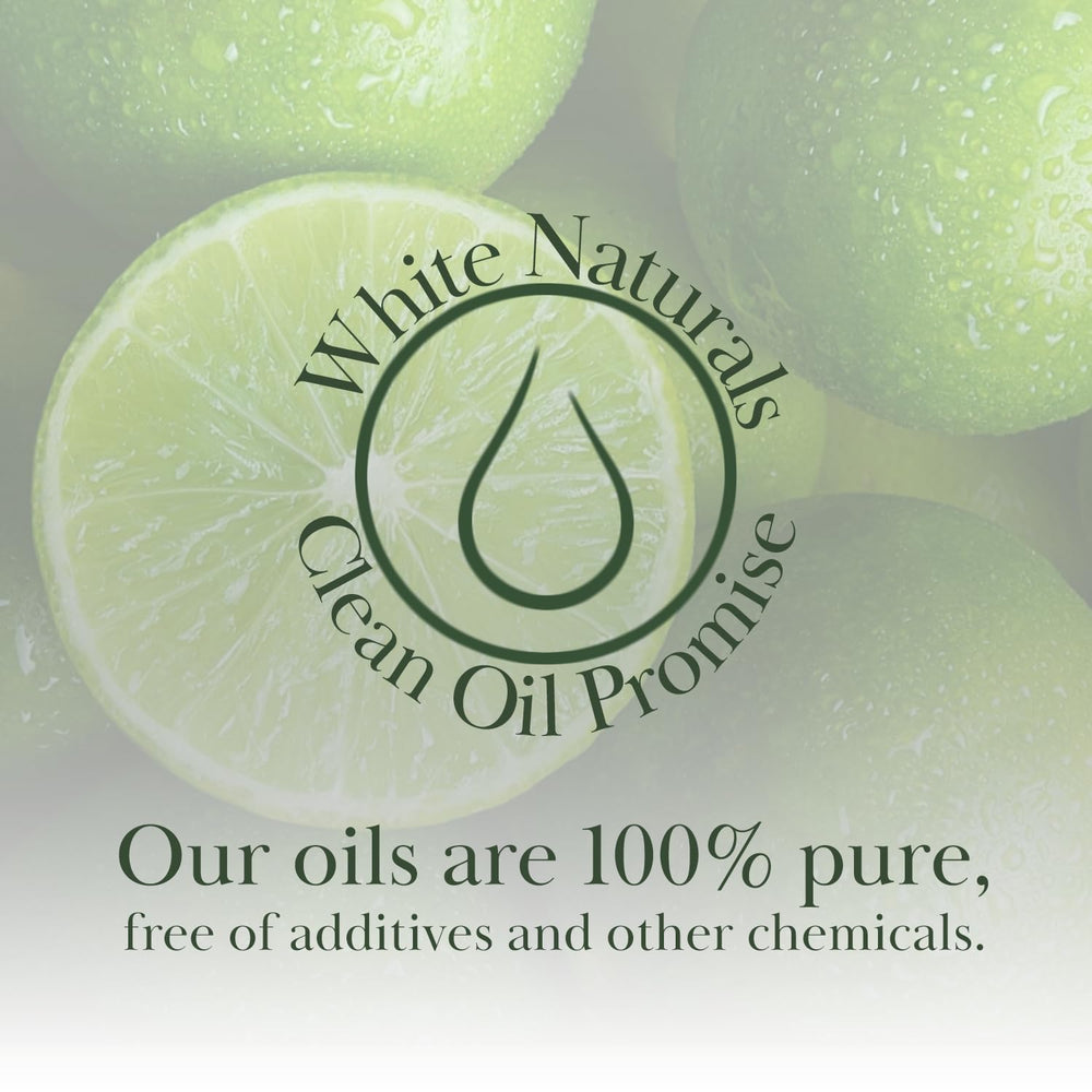 Lime essential oil used in natural cleaning routines for fresh scents.