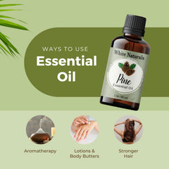 Gift-ready packaging of White Naturals Pine Oil