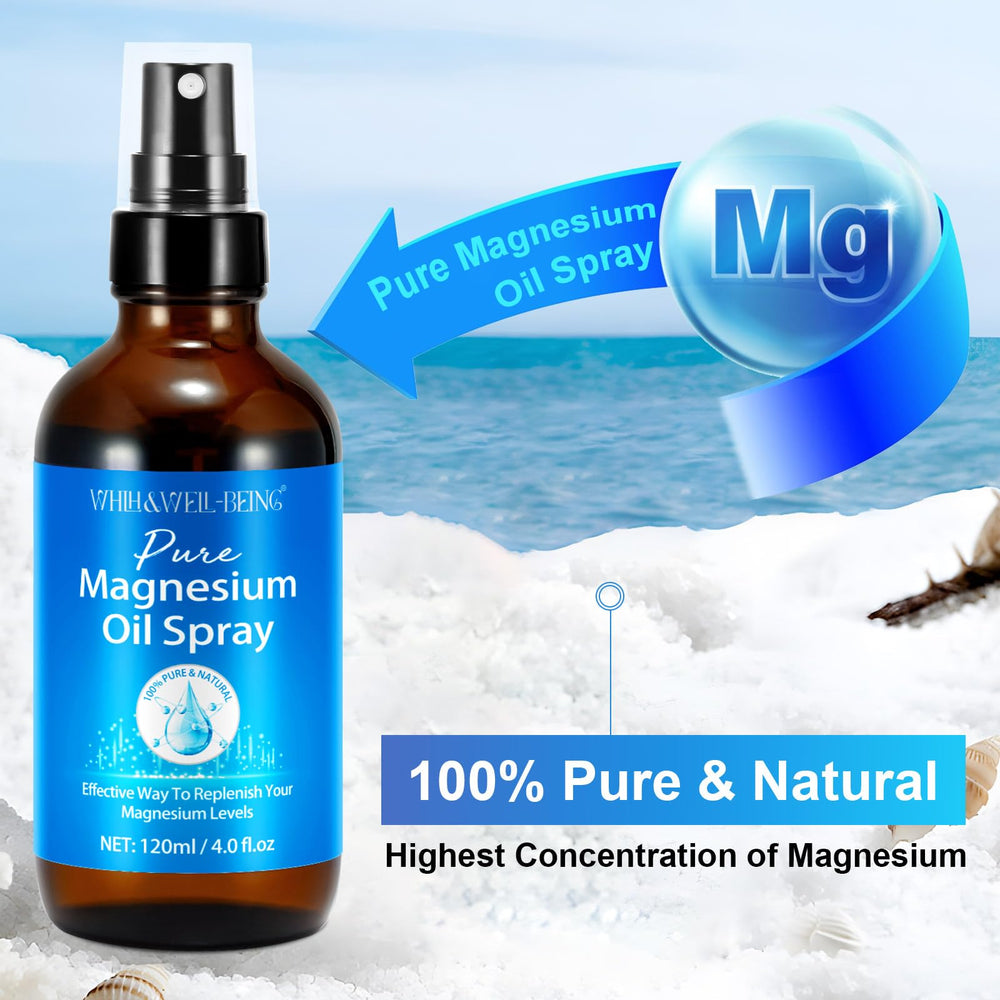 WHLH & WELL-BEING magnesium spray nozzle closeup showing fine mist