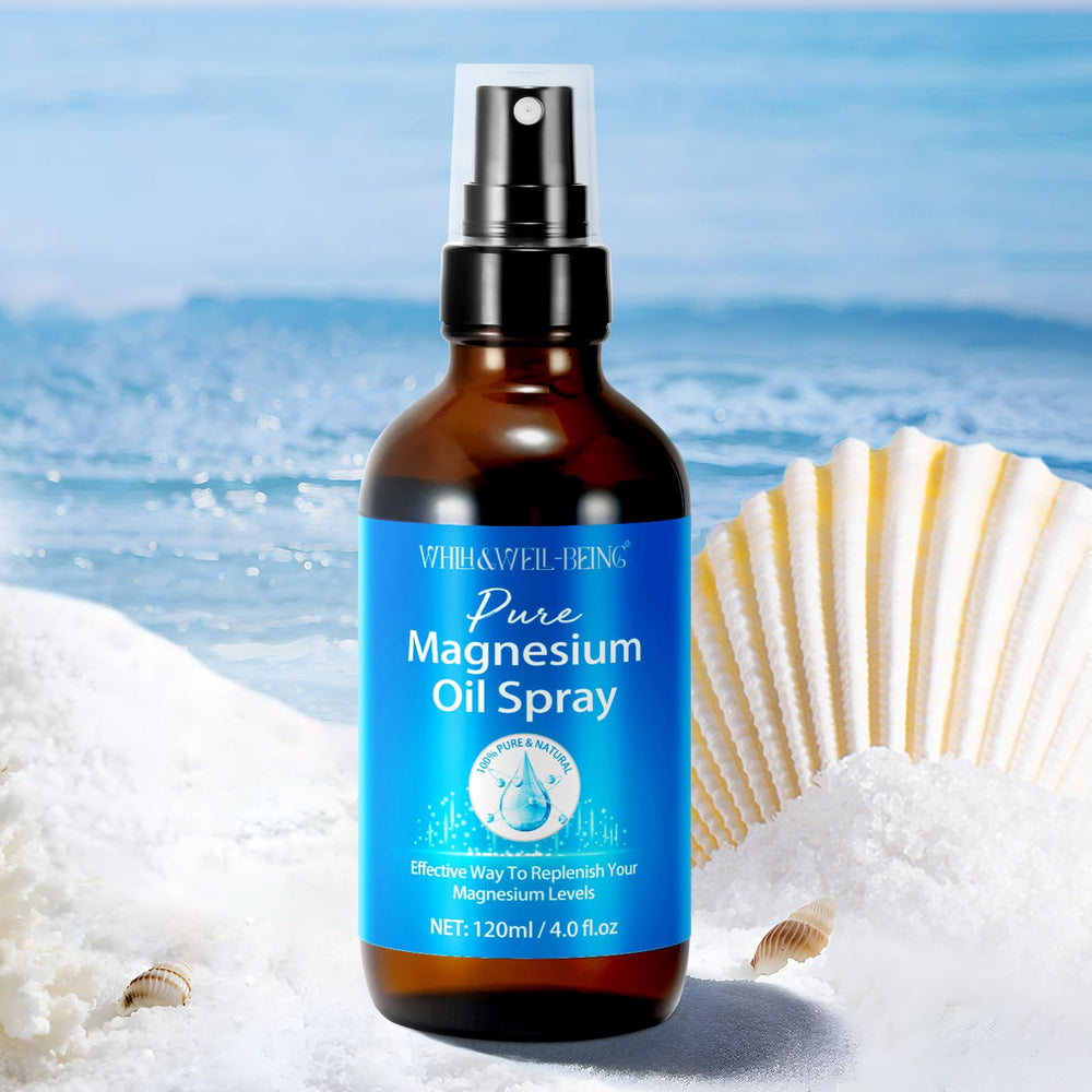 WHLH & WELL-BEING magnesium spray skin-absorption on arm