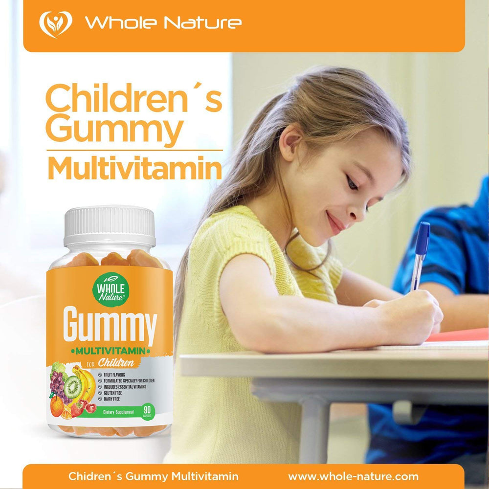 Made in USA seal on Whole Nature Kids Gummy Multivitamin