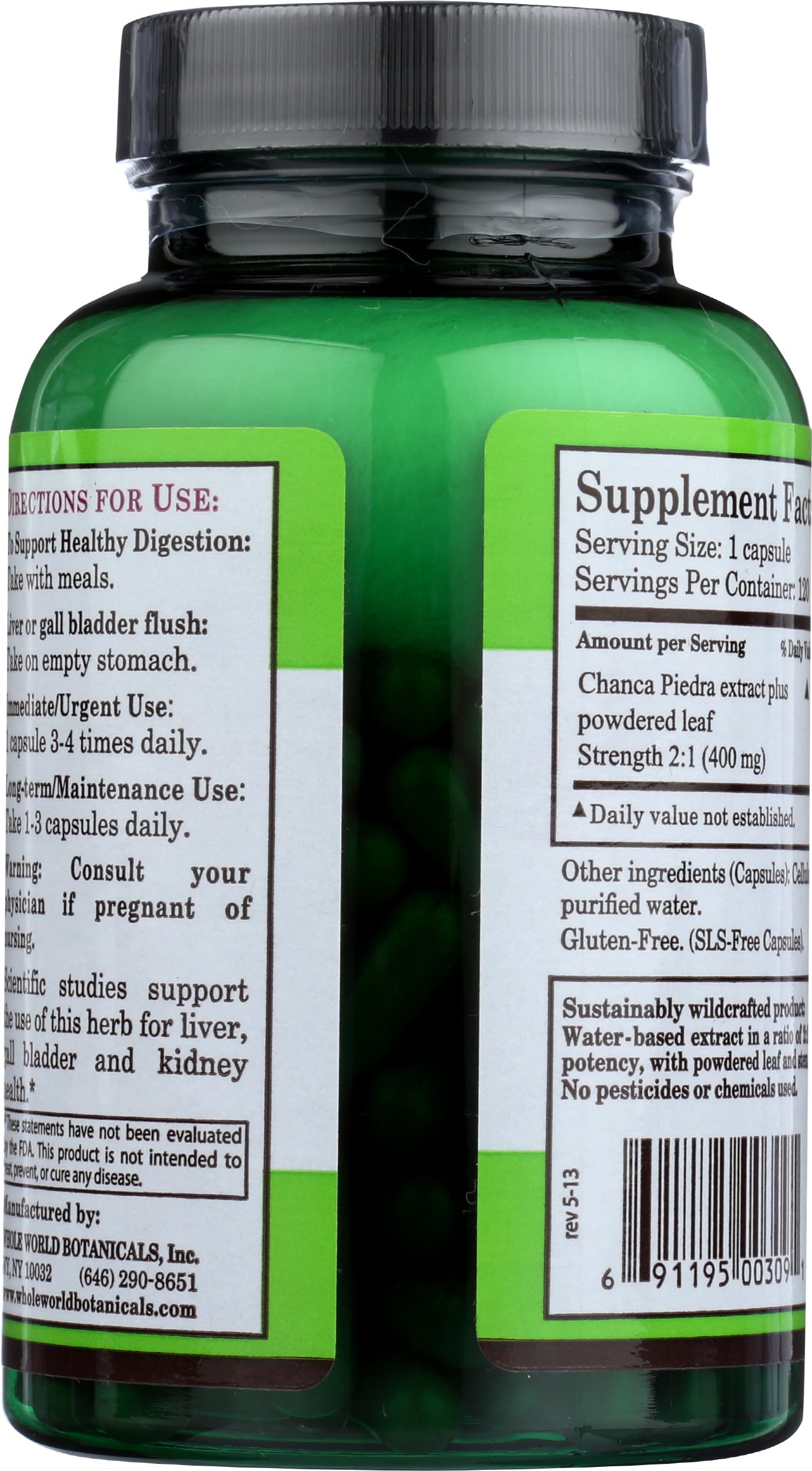 Royal Chanca Piedra capsules close-up, herbal extract supporting organ health.